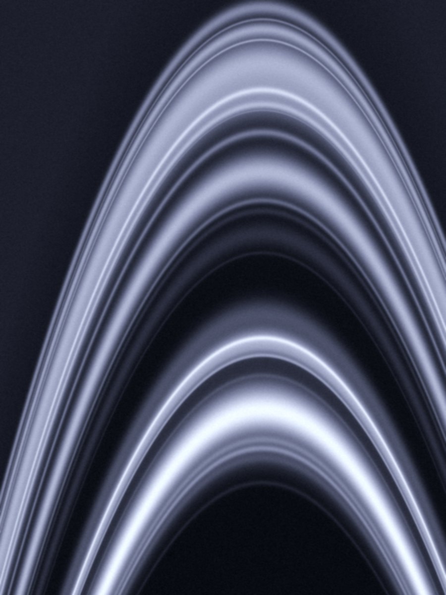 Abstract curved bands of light